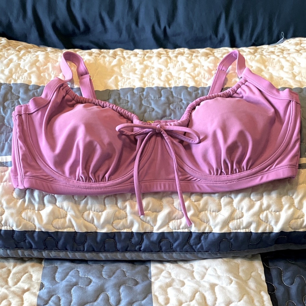 Wild Fable Lavender Bikini top with Bow Detail